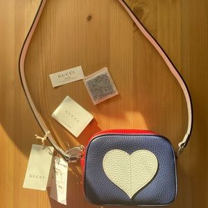 Gucci Kids Red Blue Camera bag • NWT